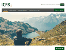 Tablet Screenshot of icfb.de